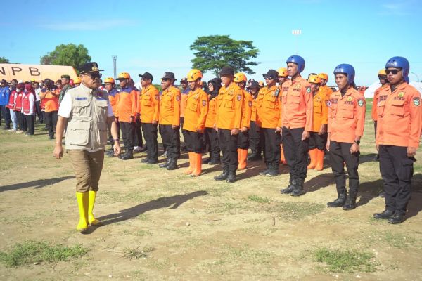 Gelar Apel dan Simulasi Bencana, Gubernur Sulbar Ingatkan Pentingnya Mitigasi