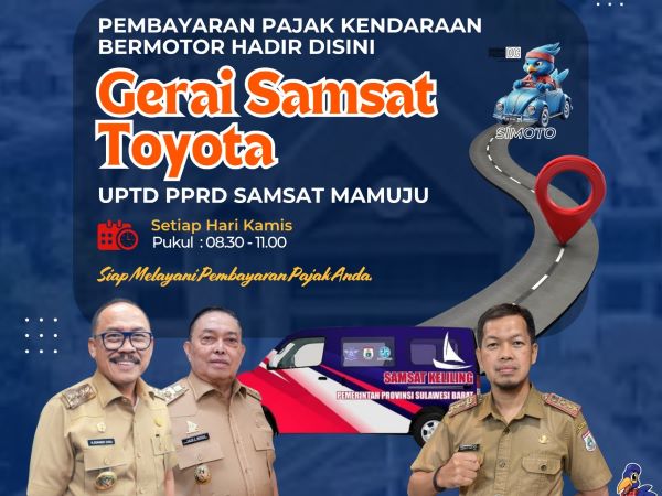 Permudah Akses Layanan, BPKPD Sulbar Hadirkan Gerai Samsat