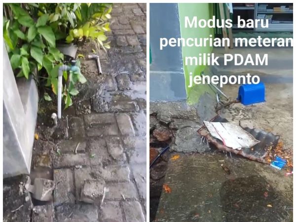 Marak Aksi Pencurian Meteran PDAM Resahkan Warga Jeneponto