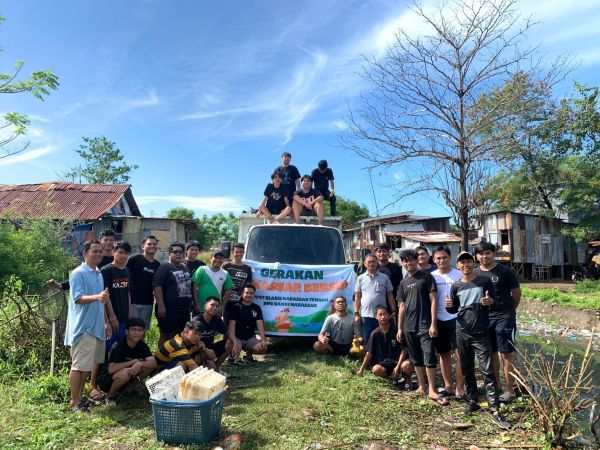 Peduli Lingkungan, Tim Siaga Bencana PPGT Gelar Gerakan Makassar Bersih