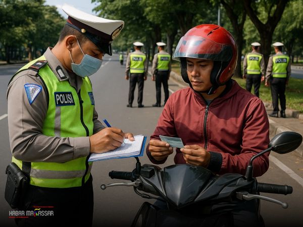 Operasi Patuh Pallawa: Polda Sulsel Catat Tilang Manual Meningkat, Angka Kecelakaan Turun