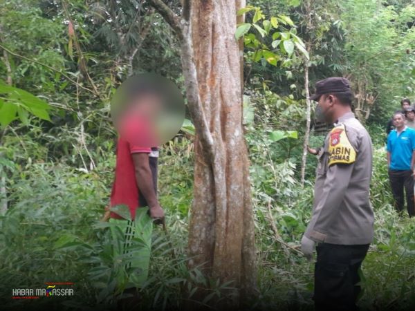 Diduga Alami Depresi, Pria di Mamuju Ditemukan Tewas Gantung Diri
