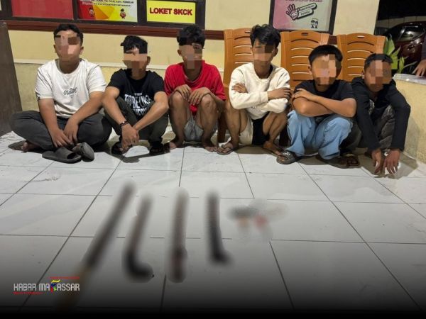 Polisi Gerebek Remaja Pesta Miras di TPU Borong, 5 di Antaranya Pelajar