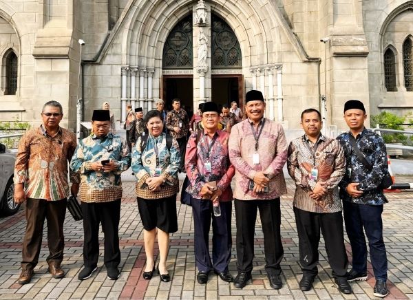 Kakanwil Kemenag Sulsel Susuri Terowongan Silaturahim, Bukti Nyata Kerukunan Umat