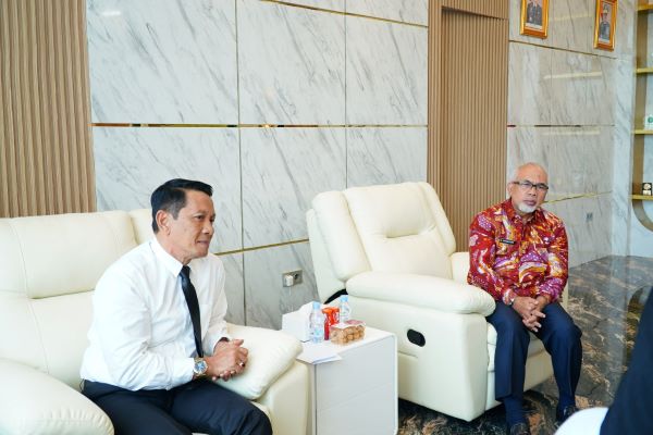 Perkuat Sinergi, Wakil Bupati Bantaeng Berjumpa Kakanwil Kemenkum Sulsel