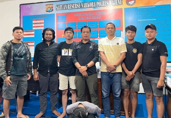 Satresnarkoba Polres Majene Amankan Pria Pemilik Sabu di Bungkus Rokok