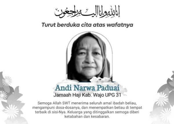 Jemaah Haji Asal Wajo Wafat di Makkah karena Infeksi Paru-Paru