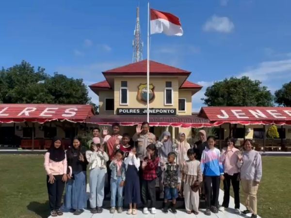 Jelang Kejuaraan Karate Open Cup Gowa, Kapolres Jeneponto Berikan Motivasi ke Atlet