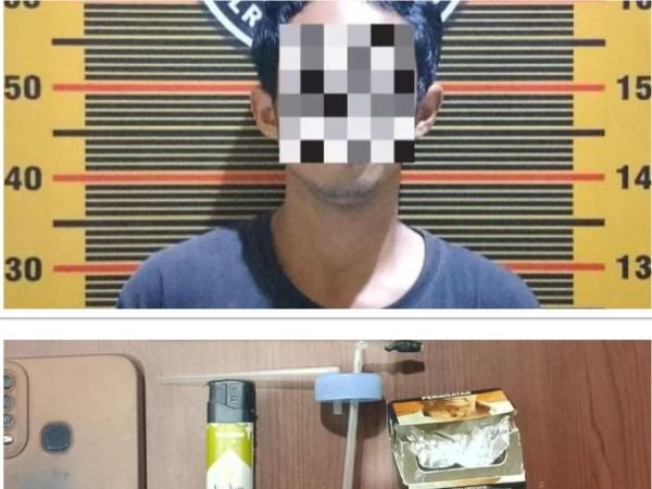 Kedapatan Bawa dan Konsumsi Sabu, Satnarkoba Polresta Mamuju Amankan Sopir Ekspedisi