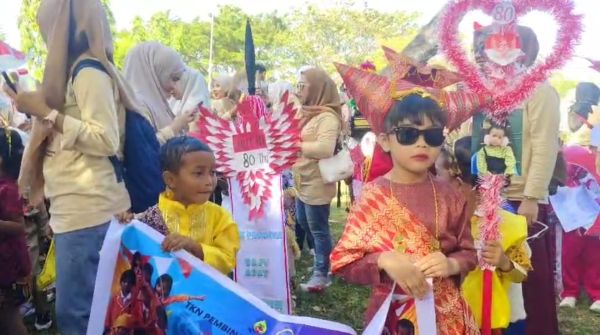 Tanamkan Jiwa Nasionalisme Sejak Dini, TK Pembina Jeneponto Gelar Karnaval Kemerdekaan