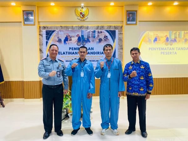 Kembangkan Potensi WBP, Lapas Bulukumba Gelar Pelatihan Las dan Meubelair