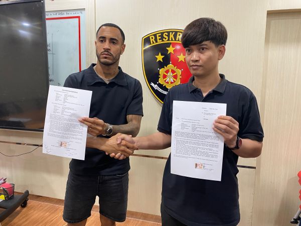Nyaris Adu Jotos, Pemain PSM Victor Luis dan Pengendara Motor Berakhir Damai