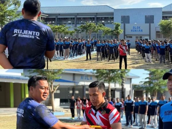 Sambut HUT RI, Rutan Kelas IIB Jeneponto Resmi Buka Turnamen Porsenap
