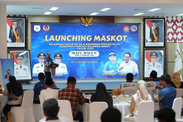 Launching Maskot Kejurnas Catur Ratu Malea, Sulbar Siap Jadi Tuan Rumah