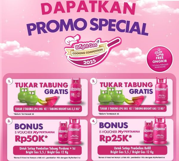 Bright Gas Cooking Competition 2025 Hadir di Makassar!