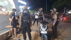 Cegah Gangguan Kriminalitas, Personel Samapta Polres Jeneponto Lakukan Patroli Biru