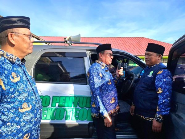 Pertama di Indonesia, Kemenag Maros Launching Mobil Dakwah Lingkungan