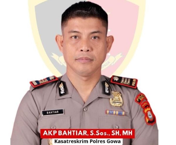 Kasat Reskrim Polres Gowa AKP Bahtiar Lulus Seleksi Sespimma Polri 2025