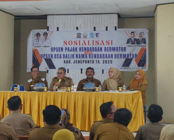 Rebut Peringkat Puncak Sulsel, Bapenda Jeneponto Genjot Pendapatan 2025