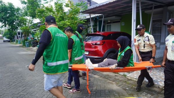 Bukit Baruga Simulasi Penanganan Banjir, Perkuat Kesiapsiagaan Warga