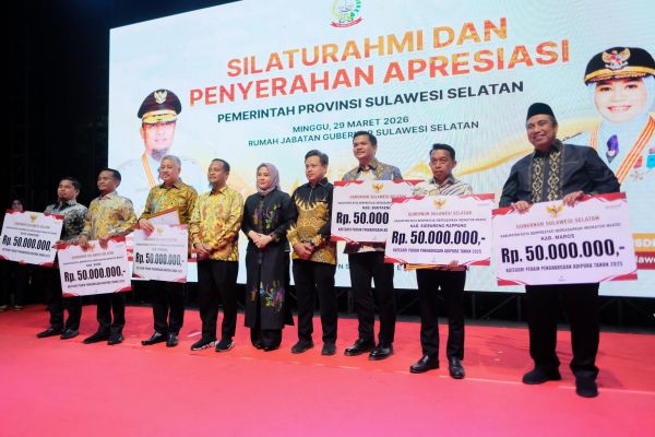 Raih Penghargaan Adipura, Bupati Bantaeng Terima Apresiasi Pemprov Sulsel