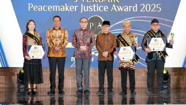 Peacemaker Justice Award 2025, Kemenkum Beri Penghargaan Pelopor Penyelesaian Kasus di Posbankum