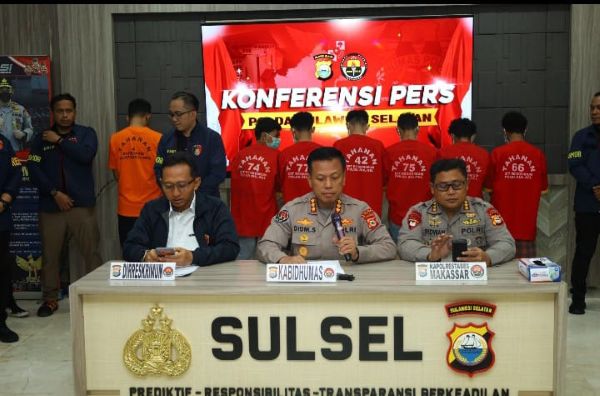 Polda Sulsel Ungkap Kasus Penembakan dan Pembakaran 13 Rumah di Sapiria