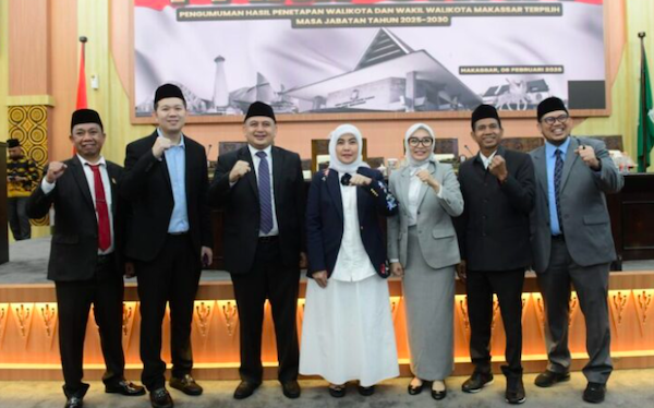 DPRD Makassar Tetapkan Munafri-Aliyah sebagai Wali Kota Terpilih, Legislator Gerindra Sampaikan Harapan