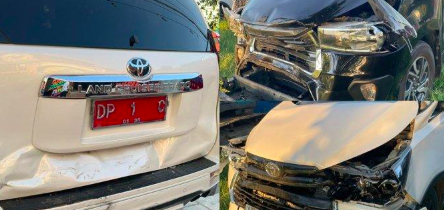Rombongan Mobil Bupati Sidrap Alami Kecelakaan di Barru Usai Jemput Jamaah Haji