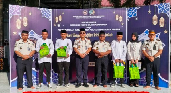 160 Warga Binaan Rutan Makassar Terima Remisi Idulfitri, 3 Orang Langsung Bebas