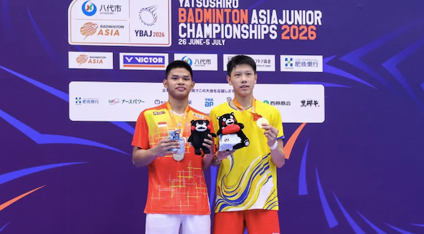 Fardhan Joe Persembahkan Perak untuk Indonesia di Kejuaraan Asia Junior