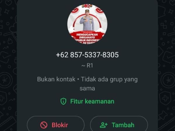 Waspada Modus Penipuan Mencatut Nama Kapolresta Mamuju