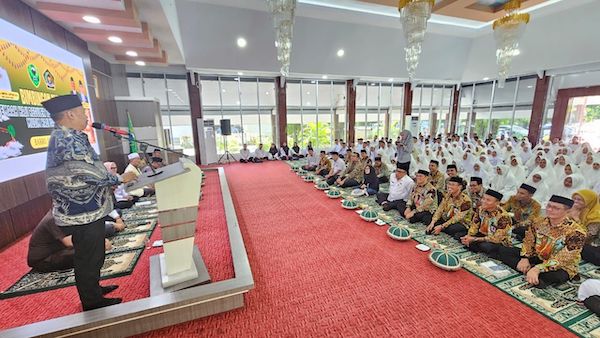 Manasik Haji di Barru, Kakanwil Doakan Jemaah Mabrur