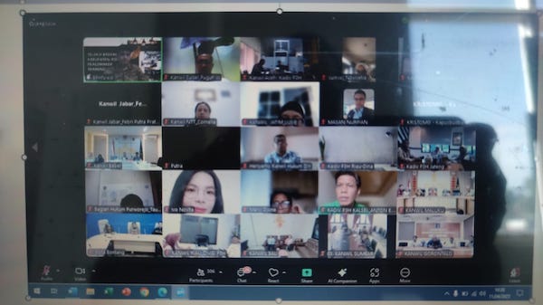 Kanwil Kemenkum Sulsel Ikuti Sosialisasi Seleksi Daerah Peacemaker Training 2025