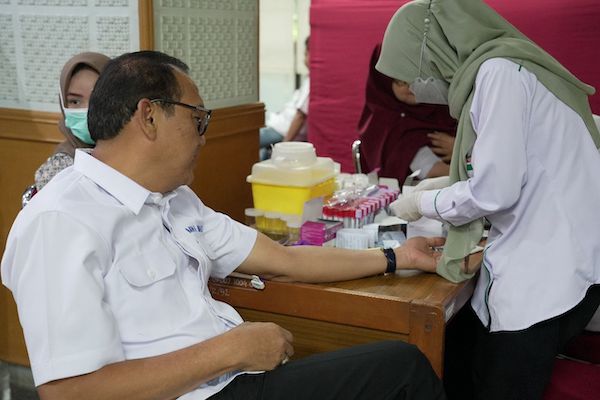 Ratusan Dosen dan Tendik Unhas Jalani Pemeriksaan Kesehatan