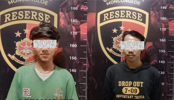 Dua Remaja Pelaku Pembusuran di Moncongloe Ditangkap Polisi