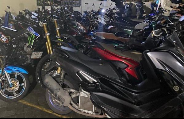 17 Sepeda Motor Gunakan Knalpot Brong di Makassar Diamankan Polisi