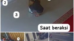 Seorang Pria di Jeneponto Terekam CCTV Bobol Kotak Amal Masjid An Nur Balangloe