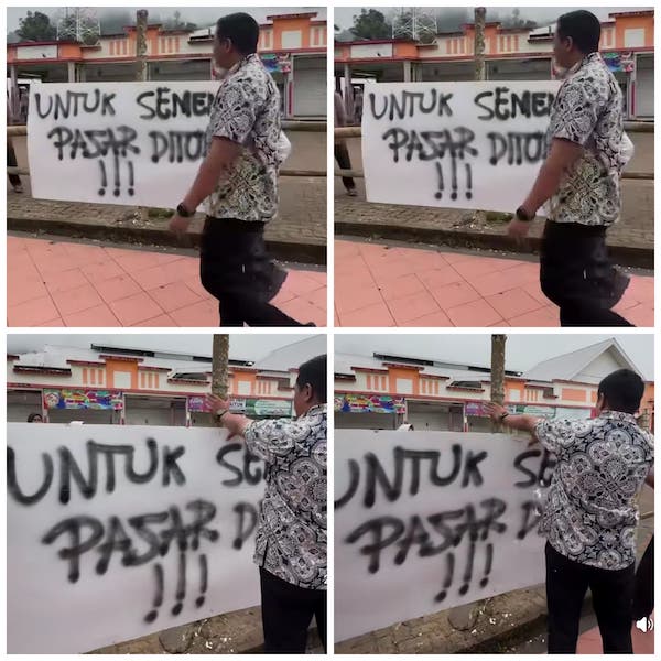 Dimediasi Bupati Bantaeng, Pasar Loka Kembali Beroperasi Pasca Disegel