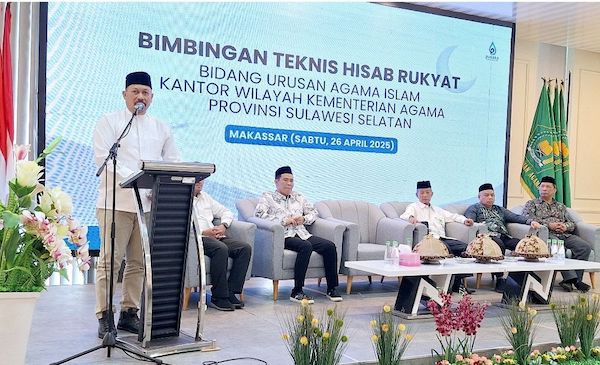 Tingkatkan Pemahaman Ilmu Falak, Kemenag Sulsel Gelar Bimtek Hisab Rukyat
