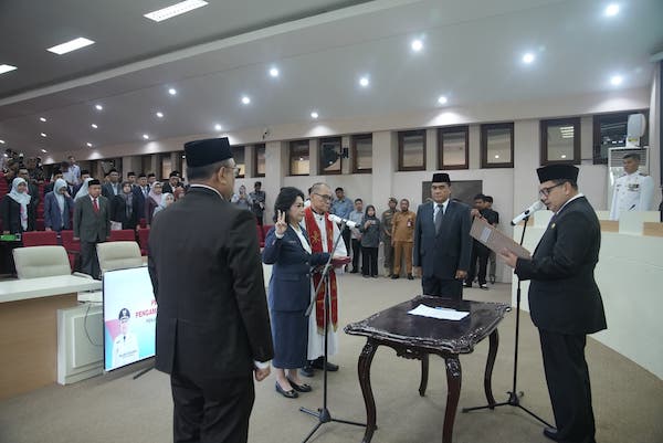 Nielma Palamba Resmi Dilantik sebagai Pj Sekda Kota Makassar