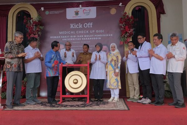 RSGMP Unhas Luncurkan Program Medical Check Up Gigi