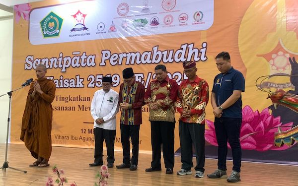 Peringati Waisak, Ali Yafid Tegaskan Sulsel Harus Jadi Teladan Kerukunan Umat Beragama