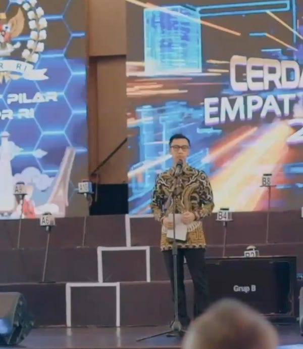 Zulfikar Suhardi Buka Lomba Cerdas Cermat Empat Pilar MPR RI Tingkat Sulbar