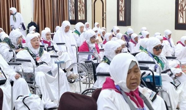 Kloter 35 Embarkasi Makassar Asal Sultra Terbang ke Tanah Suci