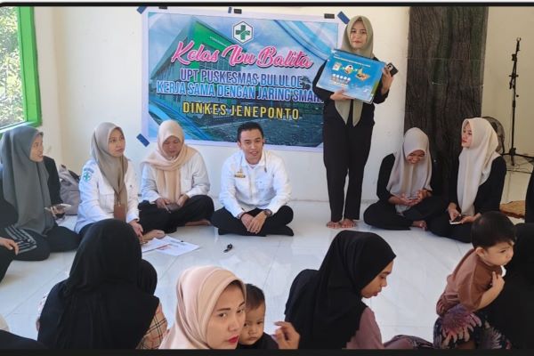 Puskesmas Bululoe Libatkan Remaja Jaring Smart dalam Kelas Ibu Balita