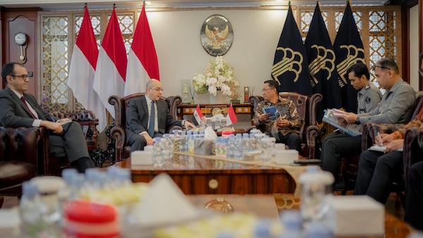 Menkum RI-Dubes Mesir Bahas Apostille, HCCH dan Kekayaan Intelektual