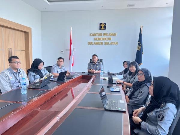 Kanwil Kemenkum Sulsel Ikuti Rapat Percepatan Likuidasi Satuan Kerja