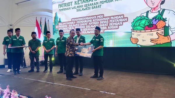 PW GP Ansor Sulbar Dapat Bantuan Ternak dari Pemprov