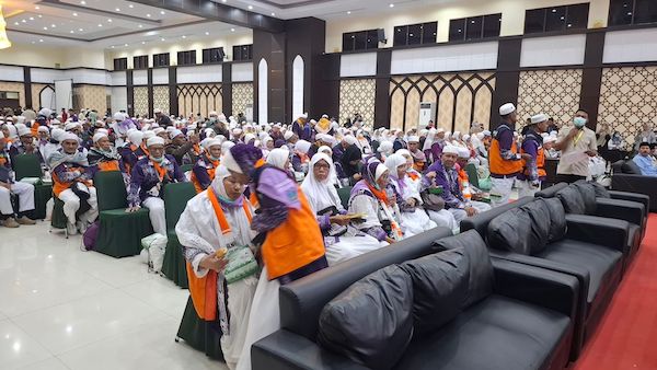 Kloter 15 Asal Malut Tiba di Makassar, Dua Wafat di Makkah